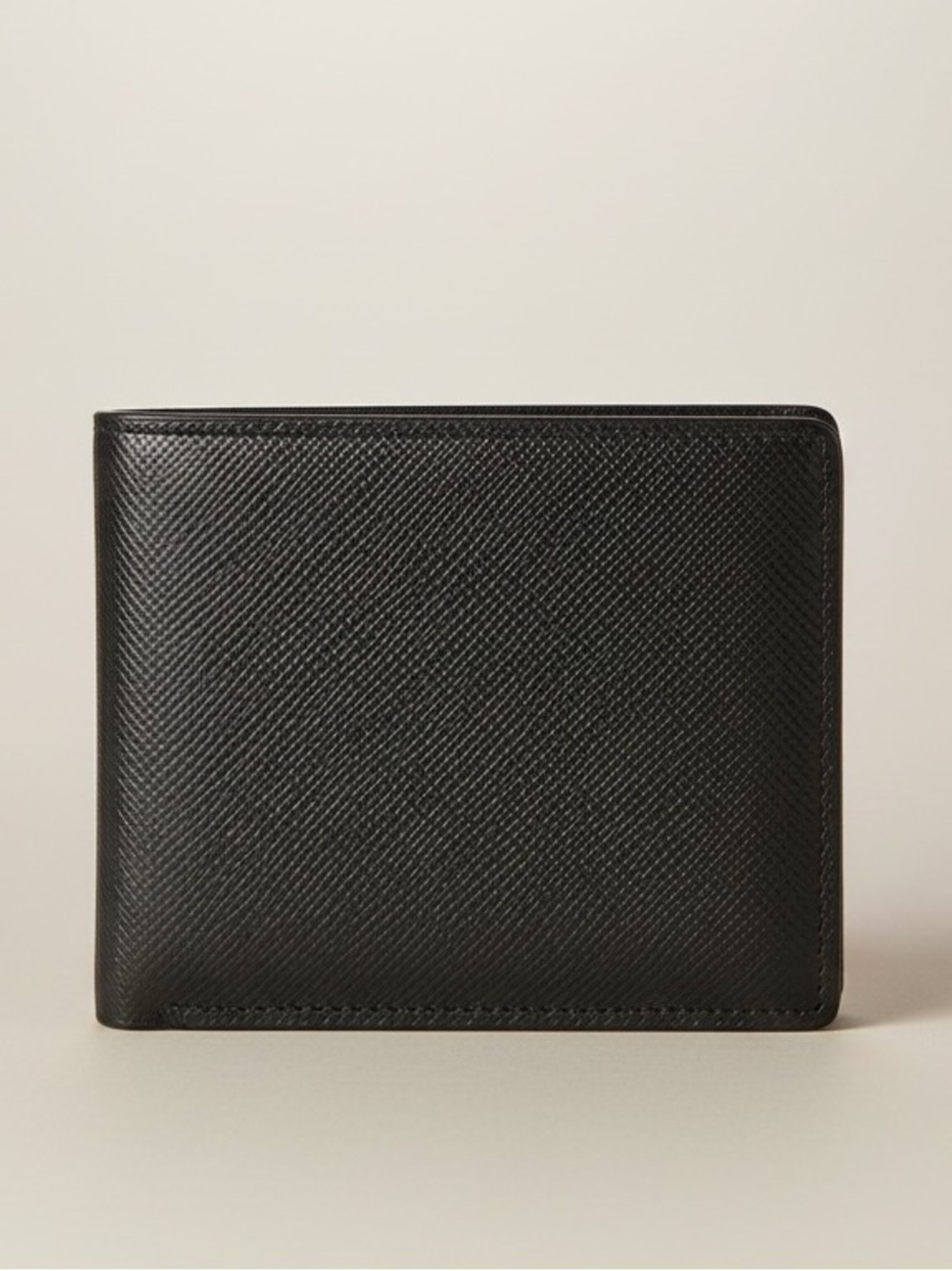 BURBERRY SAFFIANO LEATHER NOVACHECK LINED CARD HOLDER coin purse w snap closure - Picture 2 of 12